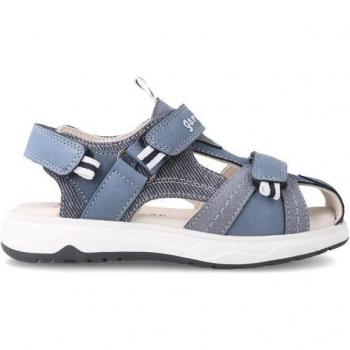 Sandalia Garvalín Niño en Textil - Ideal para el Verano - Azul