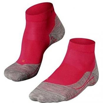 FALKE Happy Women's Short Socks 2-Pack with Rolled Cuffs, Size 35-38, Pink