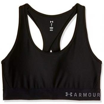 Under Armour (UNDKU) Armour Mid Sujetador Deportivo, Mujer, Negro, XL