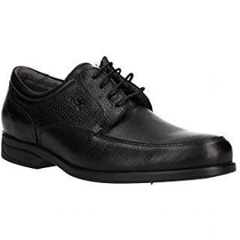Fluchos 8903 Men's Black Leather Casual Sneakers - Comfortable and Elegant