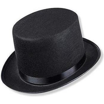 Schramm® Sombrero de Copa con Cinta de Raso Negro para Adultos Sombrero de Copa Chapeau