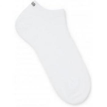 Pack de 6 Pares de Calcetines Tobilleros HUGO para Hombre - Color Blanco, con logo uni