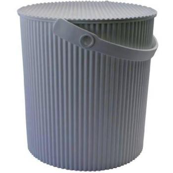 OMNIOUTIL blanco Hachiman Cubo de basura de cocina multifunción, tamaño GRANDE, diseño Cubo de basura 20 L Taburete de almacenaje para juguetes caja