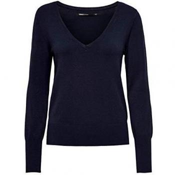 Only Onlvenice L/s V-Neck Pullover Knt Suéter, Cielo Nocturno, XL para Mujer