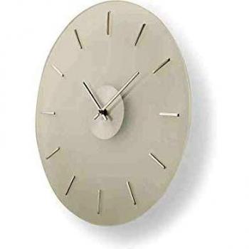 NEDIS CLWA005GL40 Reloj de Pared Circular | 40 cm de diámetro | Elegante | Cristal