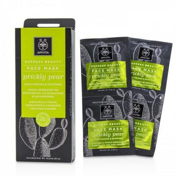 Apivita Express Beauty Moisturizing & Soothing Face Mask with Prickly Pear 6x(2x8ml)