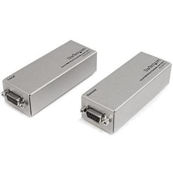 StarTech.com RS232 Serial Extender Over Cat 5 - Up to 3300 ft (1000 meters) - DB9 RS232 Serial Extension Cable