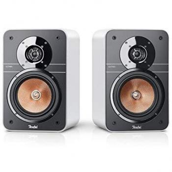 Altavoces HiFi Teufel Ultima 20 - Compactos y Potentes, Sonido Preciso, Sistema de 2 Vías, Diseño Bass Reflex - Color Blanco