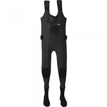 Zebco neopreno Vadeador Dark Wader con suela de fieltro, color Gris - negro, tamaño 40 - 41