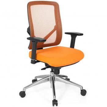 hjh OFFICE Sonik Silla de Oficina operativa, Tela, Naranja, 49.00x58.00x111.00 cm