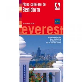 Plano callejero de Benidorm