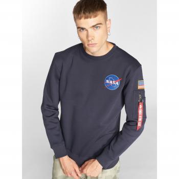 Alpha Industries Men's Space Shuttle Sweater - Navy Blue, Size M