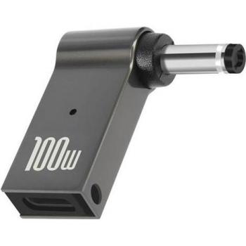 Adaptador de carga USB-C 100W Lenovo 4,0 x 1,7 mm negro y gris