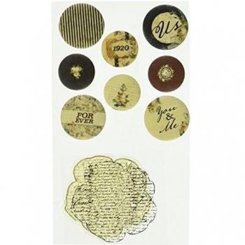 Tempo viaggiatore Flair pulsanti con 2 X 2 cancellare Stamp-