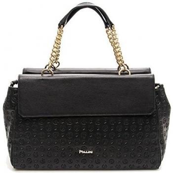 Pollini - Bolso al Hombro para Mujer Negro Negro Negro Size: Taglia Unica