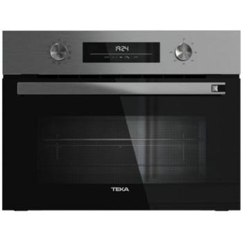 Horno Microondas Teka HSC 6440 C, 45 cm, Inox, Multifunción, 11 Funciones, HydroClean Eco