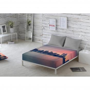 NATURALS Juego De Sábanas Brooklyn Bridge Multicolor Cama 180
