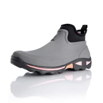 Rouchette Clean Lady Women's Grey Rubber and Neoprene Ankle Boots