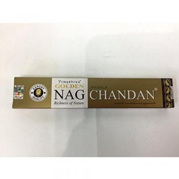 Incienso Golden Nag Chandan 15 g - Aromático y Relajante