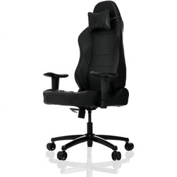 Silla Gaming Ergonómica Vertagear PL1000 XL, Cuero Sintético, Ajustable, Soporta Hasta 150 Kg y 188 cm de Altura, Color Negro Carbón