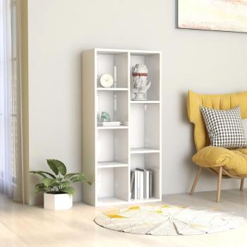 Estantería Lawer 7 Compartimentos Blanco Brillo 106X50x25 Cm