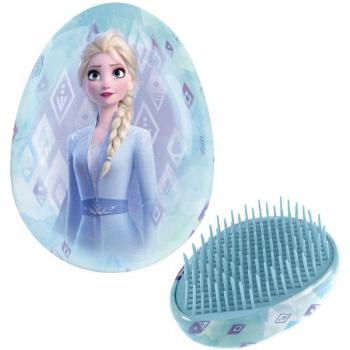 Cepillo Desenredante Frozen Azul ABS para Niñas con diseño de personajes de Frozen, material ABS, ergonómico y ligero, ideal para cabello húmedo y seco, apto para todo tipo de cabello