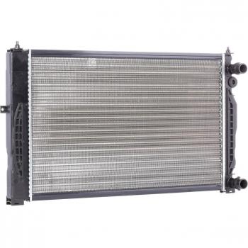 Radiador de Motor RIDEX 470R0215 para VW, AUDI y SKODA - Refrigeración Eficiente con Aletas Mecánicamente Unidas