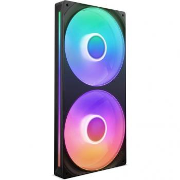 NZXT F280 RGB Core Ventiladores Suplementarios 280mm Negro, sistema de refrigeración para ordenador, carcasa del ordenador, ventilador negro, 1 pieza