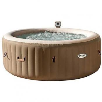 Intex 28404 Hinchable Burbujas sin cobertor Full SPA, Beige/Caqui, 4 Personas