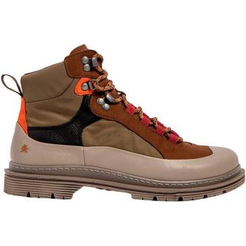 Botines unisex de nylon con cierre de cordones 1896 Birmingham marrón Kaki-sesame para Hombre/Mujer