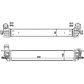 NRF Intercooler 30503