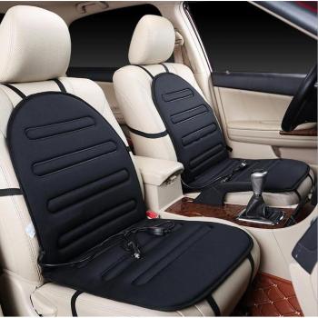 D&F CojíN Calefactor Para Asiento,Cojines Para CalefaccióN De Coches 12V, FuncióN Constante De La ProteccióN De La Temperatura, Cubierta Del Calentador Del Invierno MarróN , Two-seater