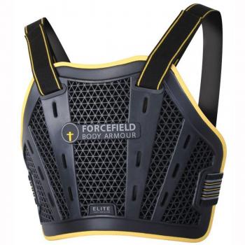 Forcefield pecho de la motocicleta nivel 1 Elite – negro amarillo UK