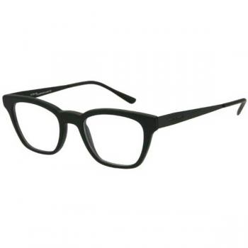 Italia Independent II 5534 009.000 Men's Eyeglasses Black Size 47 - Frame Only with Blue Light Block Available