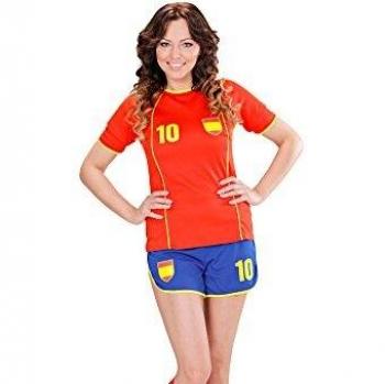 WIDMANN Disfraz de Futbolista España Mujer - L