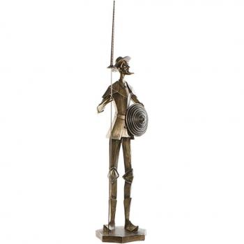 Figura decorativa de resina del Quijote - Colección DKD Home Decor (17.5 x 15.5 x 57.5 cm)