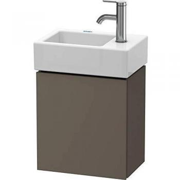 Mueble Bajo Lavabo Duravit L-Cube 36,4x24,1cm, Suspendido, 1 Puerta Izquierda, Acabado Gris Flanelle Satinado