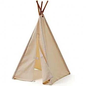 Kids Concept Mini Tipi Tent - Natural White