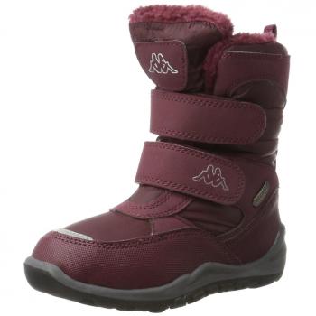 Kappa Tundra TEX Kids Combat Boots, Red 2525 DarkRed, 11UK Child