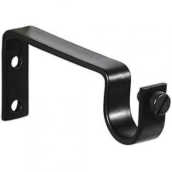 Riel Chyc 5432070 Soporte Sencillo Forja Ø 20 mm. Negro