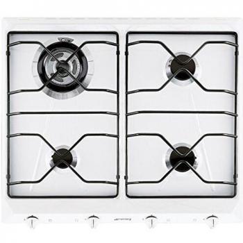 Placa de Gas Smeg SRV564EB7 4 Fuegos 60 cm Blanco Incasso