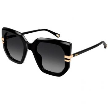 Chloé Women's Black Butterfly Sunglasses CH0240S 53MM Recycled Acetate Frame