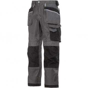 Snickers Mens Craftsmen Dura Twill Workwear Trousers With Knee Pad Pockets