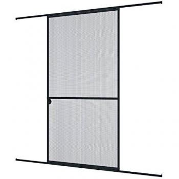 Windhager mosquitera corredera Expert, Marco de Aluminio para Puertas, 120 x 240 cm, Antracita, 03844