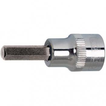 Llave de cubo 1/2 CHROMEplus con inserto hexagonal corto de 19 mm - KS Tools 9181619