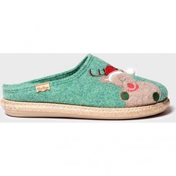 Zapatillas de casa cerradas de mujer Toni Pons Miri-Nd Noel Verde