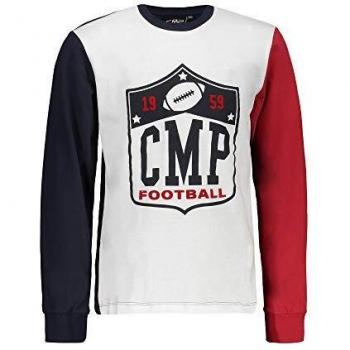 CMP - Camiseta de Manga Larga para niño, Color Azul Oscuro N950 Black Blue. 140