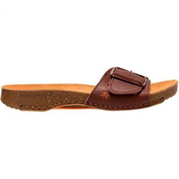 Sandalias planas de mujer Art 1129 GRASS WAXED BROWN /I BREATHE