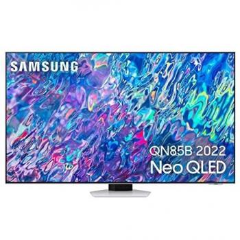Samsung Smart TV Neo QLED 4K 2022 55QN85B - 55 con Resolución 4K, Quantum Matrix Technology, Procesador Neo QLED 4K con Inteligencia Artificial, Quantum HDR 1500, 60W Dolby Atmos y Alexa Integrada