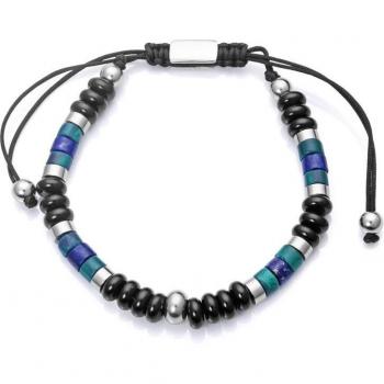 Pulsera Magnum Viceroy de acero con piedras naturales